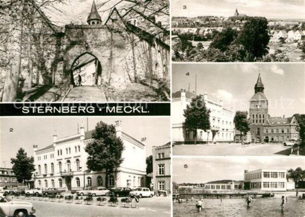 Sternberg Mecklenburg Mühlentor Rathaus Teilansicht Karl Lieb