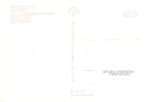 Leipzig Auerbachskeller Restaurant Messestadt – Bild 2