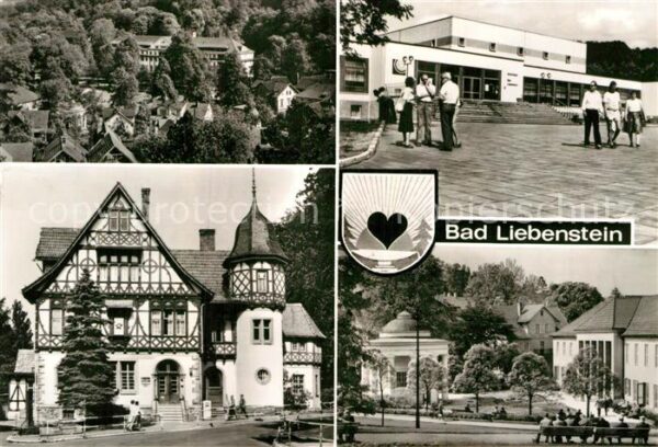 Bad Liebenstein Kurhaus Kulturhaus Postamt Brunnentempe