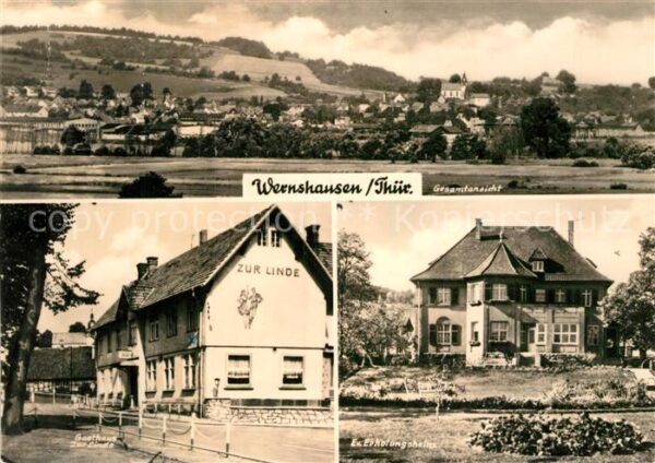 Wernshausen Gesamtansicht Gasthaus Zur Linde Erholu