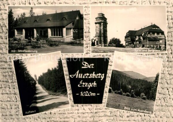 Auersberg Wildenthal HO Selbstbedienung Turm Berghaus Landsc