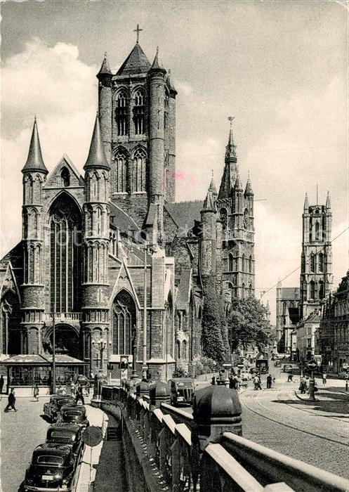 Gent Gand Flandre Sint Nikolaaskerk Belfort Sint Baafsker
