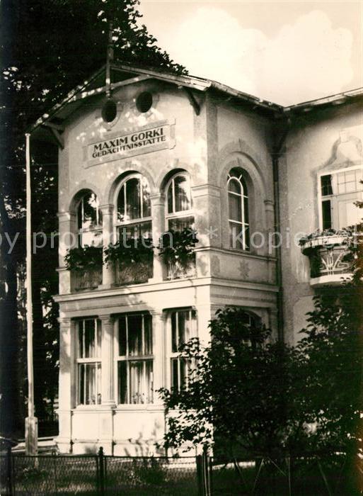 Heringsdorf Ostseebad Usedom Maxim Gorki Gedächtnisstätte