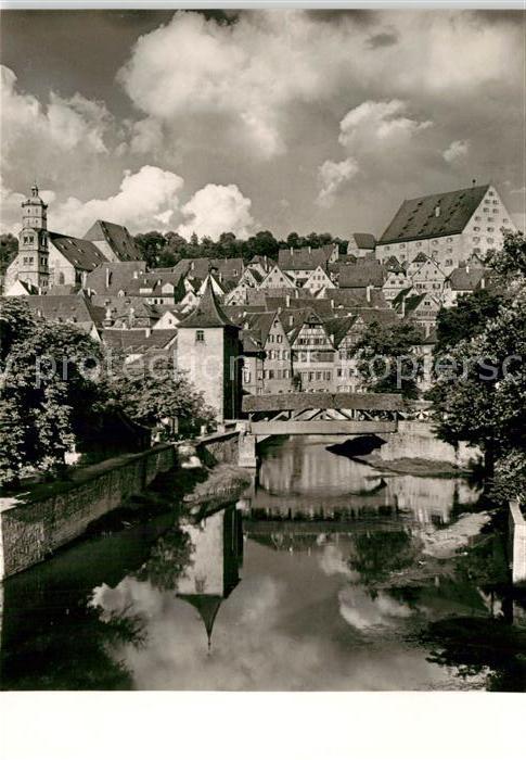Schwaebisch Hall Blick von der Mauerstrasse zur Michaels