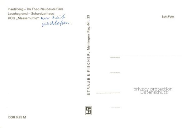 Tabarz Landschaftspanorama Inselsberg Theo Neu – Bild 2