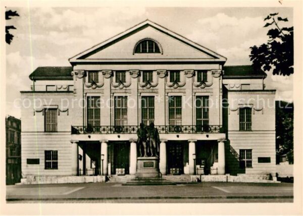 Weimar Thueringen Nationaltheater Denkmal