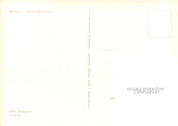 Weimar Thueringen Nationaltheater Denkmal – Bild 2