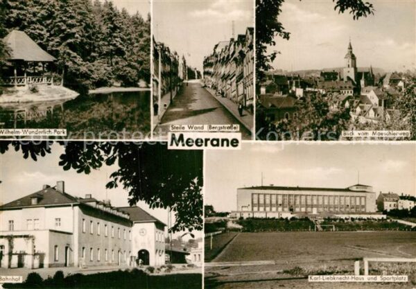 Meerane Wilhelm Wunderlich Park Steile Wand Ber