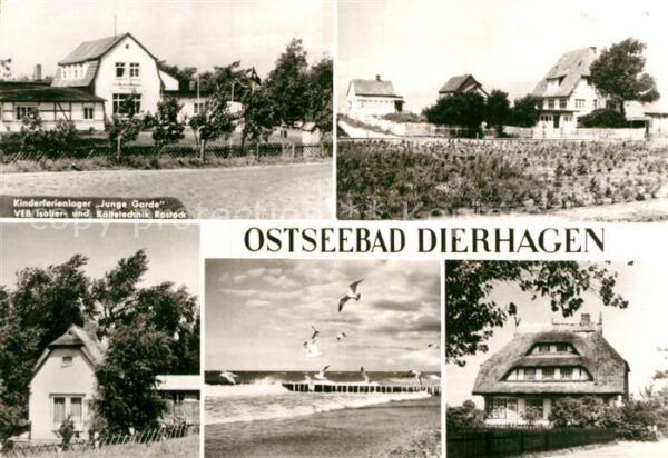 Dierhagen Ostseebad Kinderferienlager Junge Garde Strand Mö