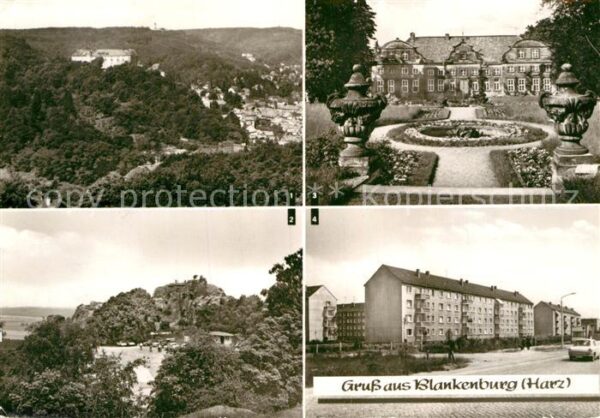Blankenburg Harz Panorama Schloss Burgruine Regenstein S
