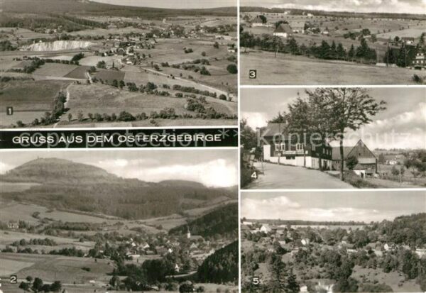 Osterzgebirge Region Altenberg Binge Kahleberg Geising Geisi