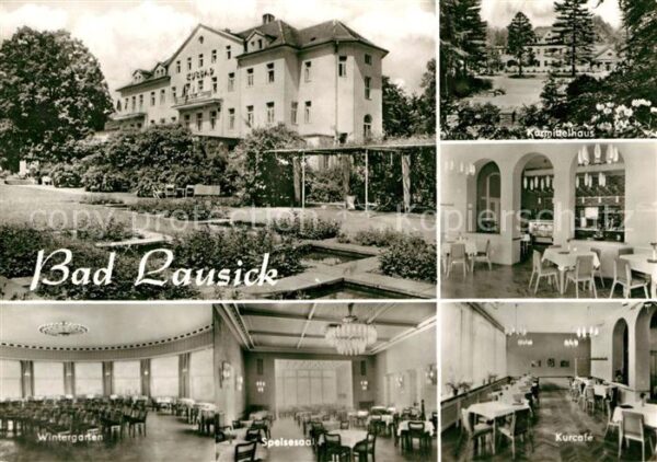 Bad Lausick Kurbad Kurmittelhaus Wintergarten Speis
