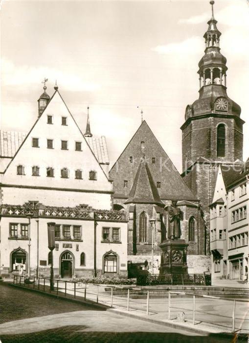 Eisleben Marktplatz Rathaus Gotik Andreaskirche