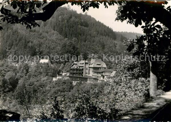 Schwarzburg Thueringer Wald FDGB Reichsbahn Erholungsheim Ernst Thä