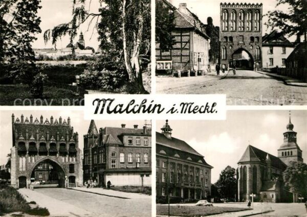 Malchin Demmin Waldpartie Kalensches Tor Steintor Kirc