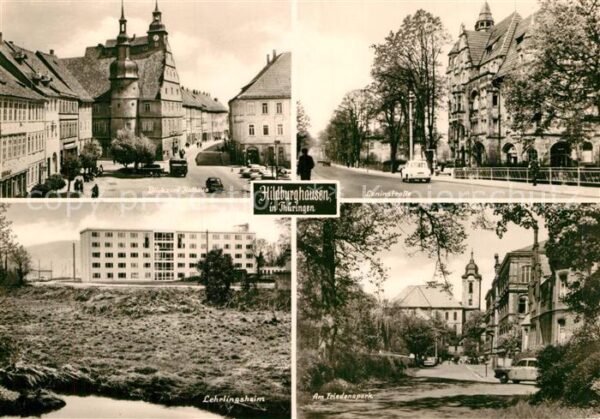 Hildburghausen Rathaus Leninstrasse Lehrlingsheim Frie