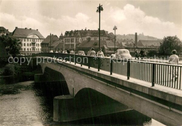 Weissenfels Saale Brücke des Friedens