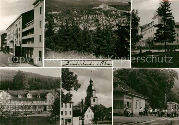 Friedrichroda FDGB Heime Betriebsferienheim Kirche Th