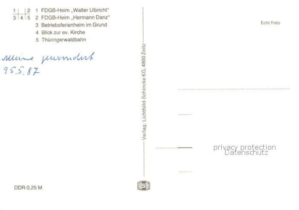 Friedrichroda FDGB Heime Betriebsferienheim Kirche Th – Bild 2