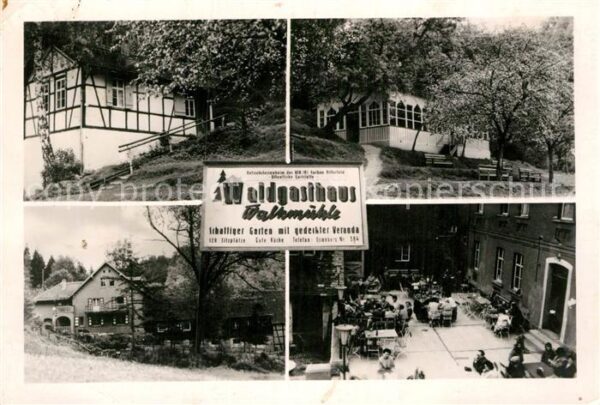 Eisenberg Thueringen Waldgasthaus Walkmühle Terrasse