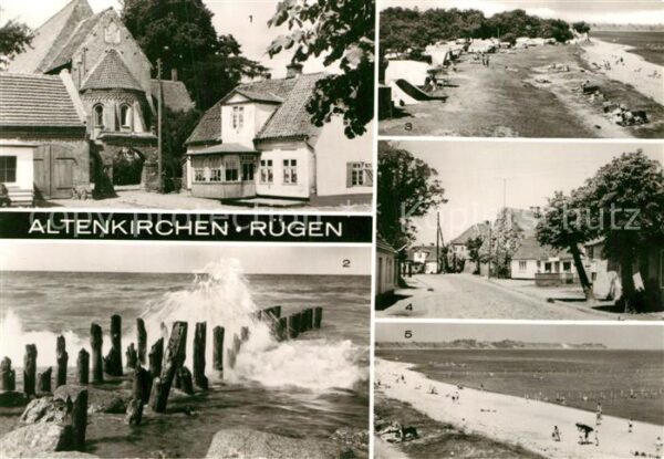 Altenkirchen Ruegen Kirche Buhnen Campingplatz Drewoldke St