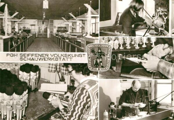 Seiffen Erzgebirge PGH Seiffener Volkskunst Schauwerkstatt