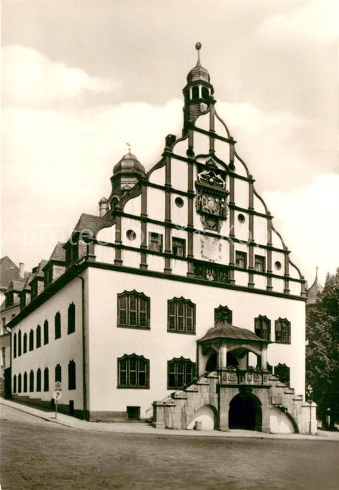 Plauen Vogtland Rathaus Historisches Gebäude Chronik
