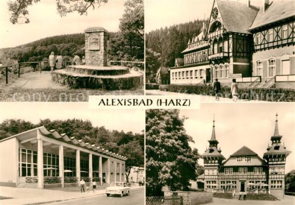 Alexisbad Harz Friedensdenkmal Hotel Linde Cafe Exquis