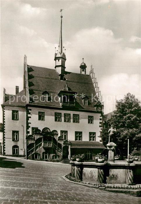 Poessneck Rathaus Historisches Gebäude Chronik