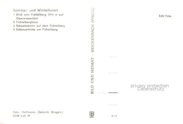 Oberwiesenthal Erzgebirge Panorama Blick vom Fichtelberg Fichtelb – Bild 2