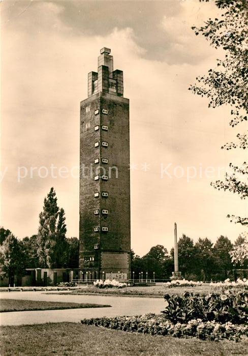 Magdeburg Aussichtsturm im Kulturpark Rotehorn