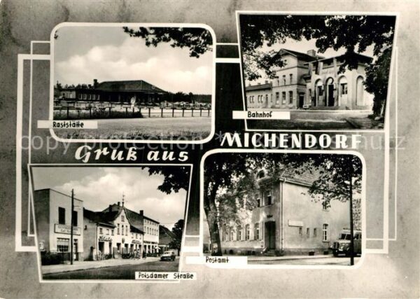 Michendorf Raststätte Bahnhof Postamt Postdamer St