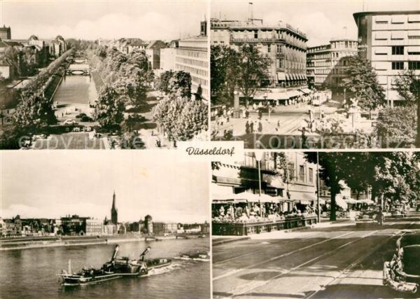 Duesseldorf Stadtansichten Innenstadt Rhein Binnens