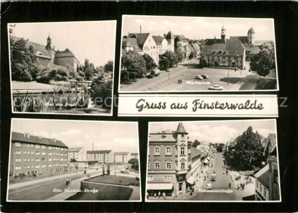 Finsterwalde Rat der Stadt Marktplatz Otto Huschke S