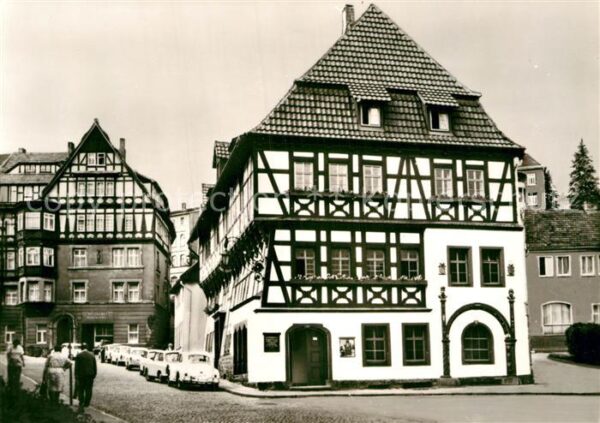 Eisenach Thueringen Lutherhaus Fachwerkhaus Historisches Ge