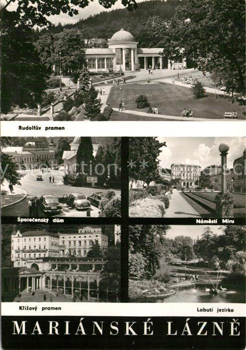 Marianske Lazne Rudolfuv pramen Namesti Miru Spjolecens