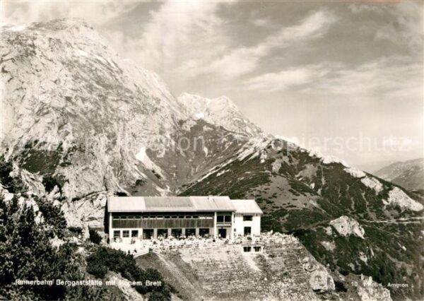 Berchtesgaden Jennerbahn Berggaststätte Hohe Brett