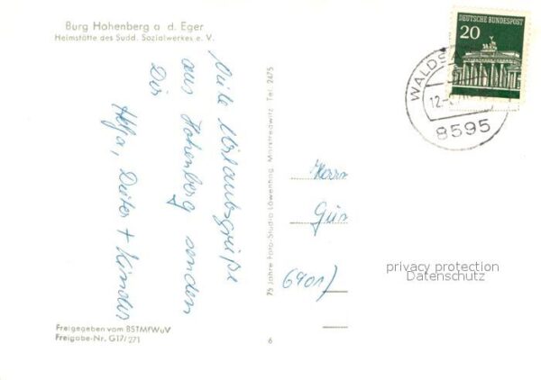 Hohenberg Eger Evangelische Kirche Burg Hohenberg Stor – Bild 2