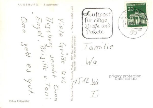 Augsburg Stadttheater – Bild 2