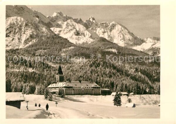 Kruen Schloss Elmau Dreitorspitze