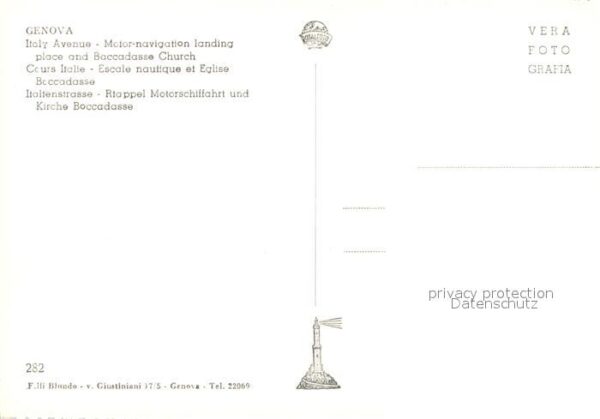Genova Genua Liguria Corso Italia Scalo Motonautica Chiesa B – Bild 2