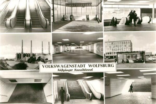 Wolfsburg Fussgänger Kanaltunnel