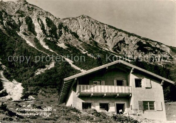Nesselwaengle Tirol Krinnenalphütte