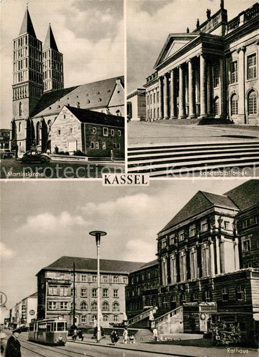Kassel Martinskirche Landesbibliothek Rathaus