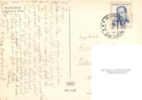 Pardubice Pardubitz Stalinova trida – Bild 2
