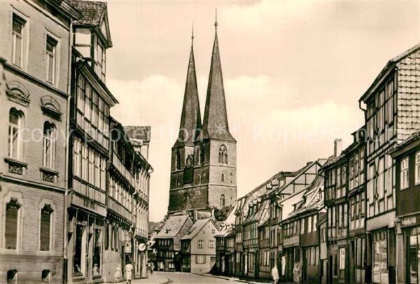 Quedlinburg Pölkenstrasse Nikolaikirche