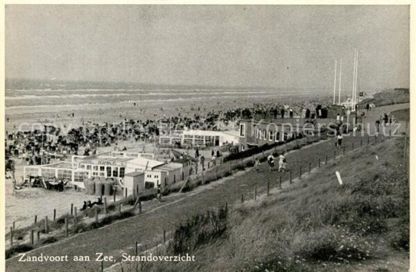Zandvoort Holland Strandoverzicht