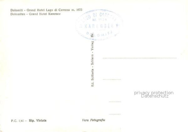 Carezza Grand Hotel Lago di Carezza – Bild 2