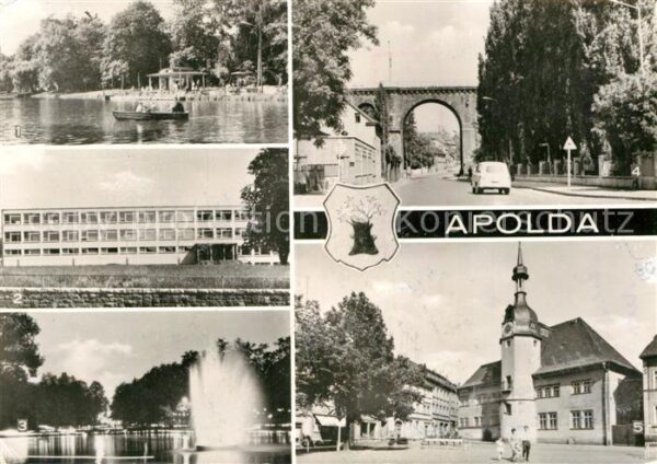 Apolda Lohteich Rathaus Polytechnische Obersch