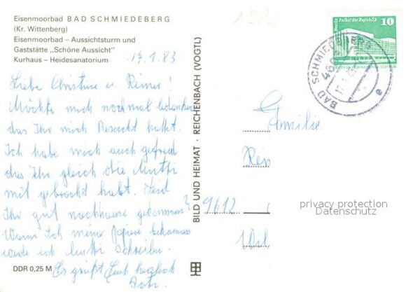 Bad Schmiedeberg Aussichtsturm Gaststätte Schöne Aussich – Bild 2